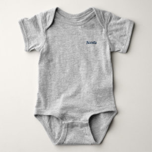 T-shirts Biscotto/Pequena Cinza de roupa de bebê biscoito