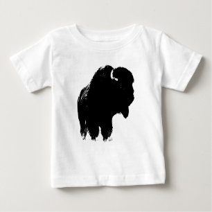 T-shirts Bison Buffalo, Pop de Arte Negra