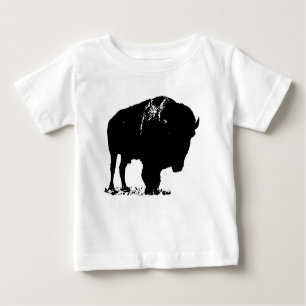 T-shirts Bison Buffalo, Pop de Arte Negra