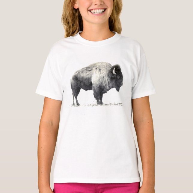 T-shirts Bisonte americano (Frente)