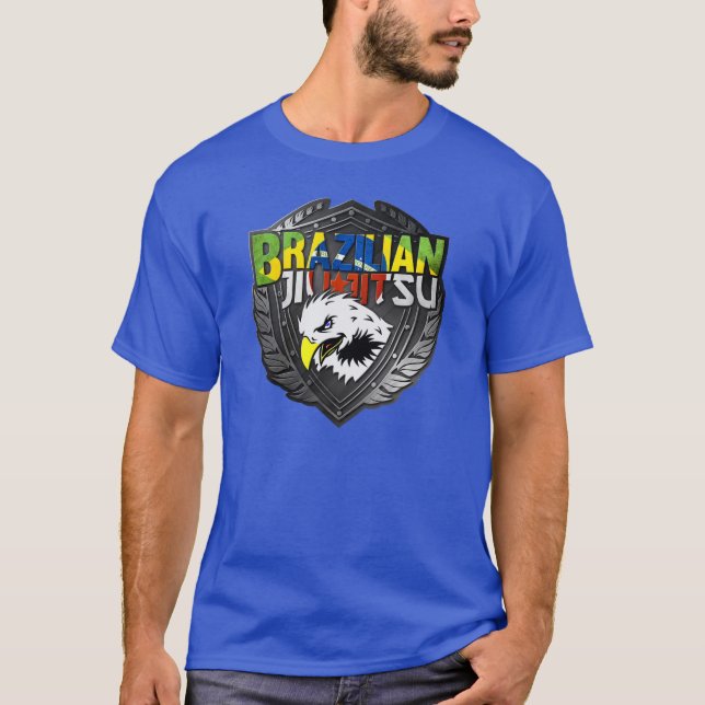 T-shirts BJJ - Escudo Jiu Jitsu (Frente)
