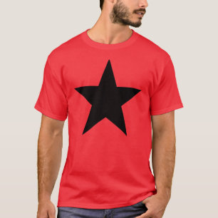 T-shirts Black Anarchy estrela (clássico)