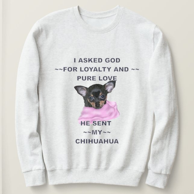 T-shirts Black and Tan Chihuahua Puppy (Frente do Design)