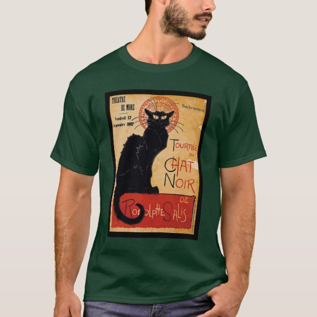 T-shirts Black cat (Frente)