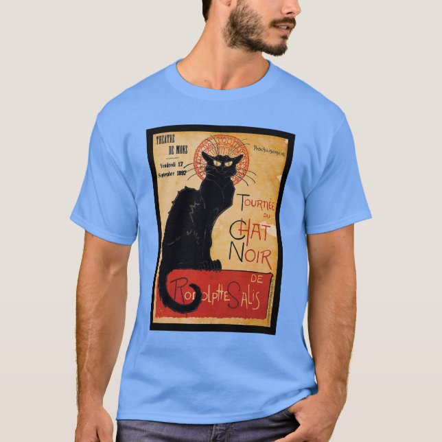 T-shirts Black cat (Frente)