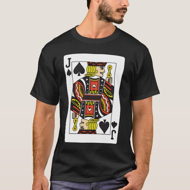 T-shirts Black Jack das pás (Frente)