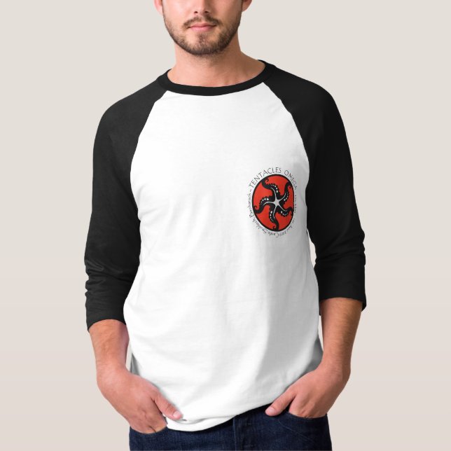 T-shirts Black_sleeve Tentacon (Frente)