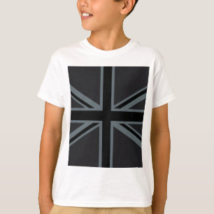 T-shirts Black Union Jack Flag Design