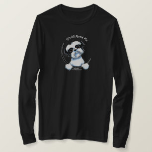 T-shirts Black/White Shih Tzu IAAM