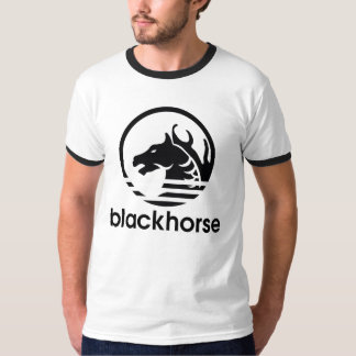 T-shirts BlackHorse x vida de três listras (luva curta)