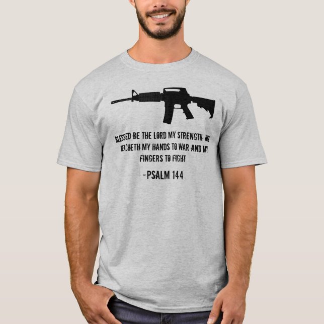 T-shirts Blessed seja o senhor minha força… (Frente)