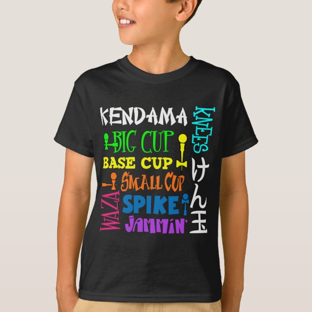 T-shirts Bloco 2 de Kendama (Frente)