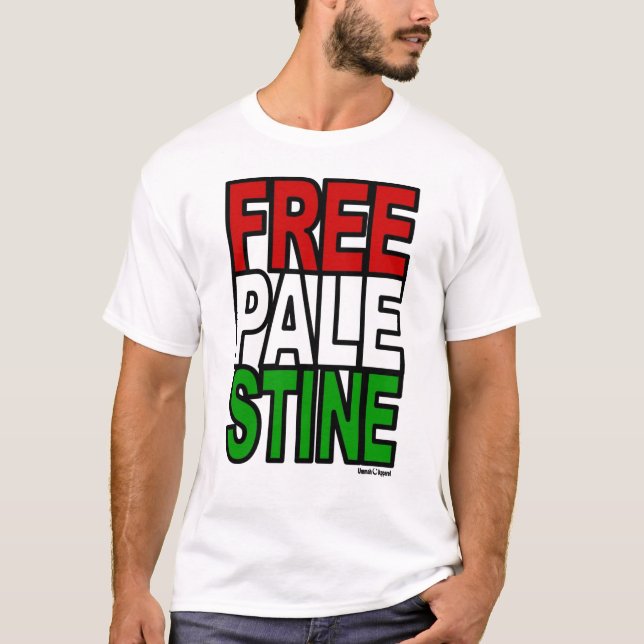 T-shirts Bloco Livre Palestina (Frente)