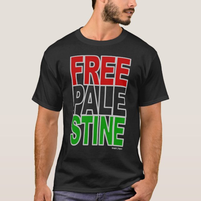 T-shirts Bloco Livre Palestina (Frente)