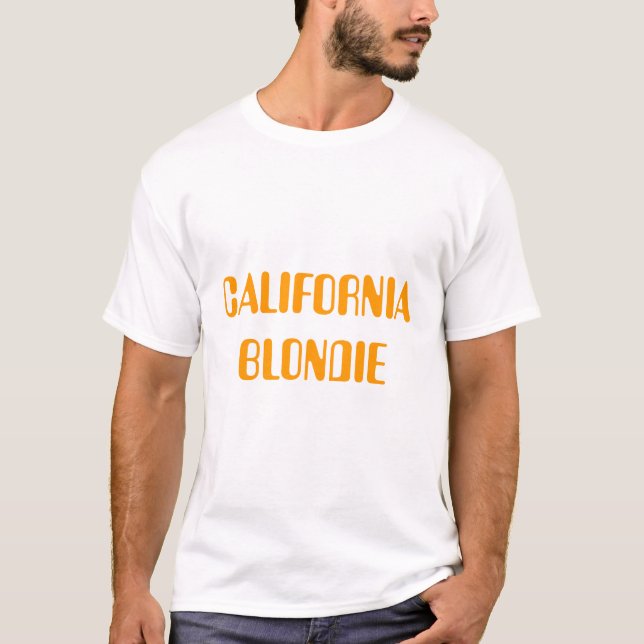 T-shirts blondie de Califórnia (Frente)