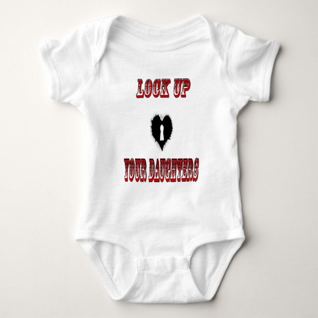 T-shirts Bloquear suas filhas (Frente)