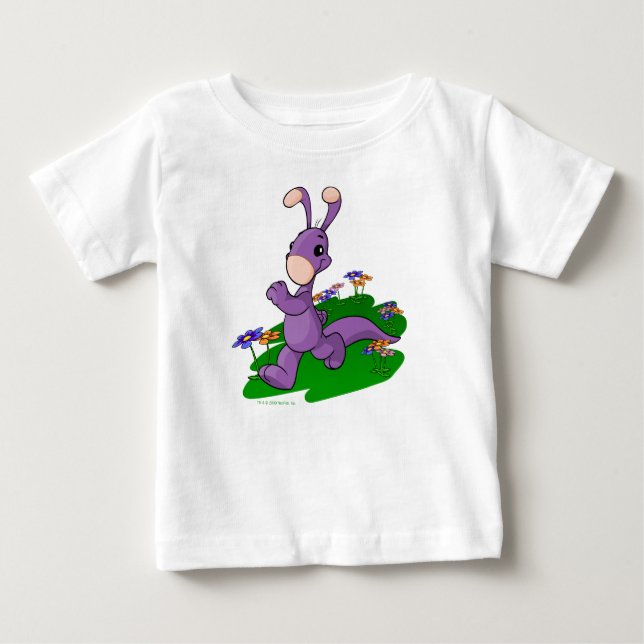 T-shirts Blumaro roxo marchando através de Roo Island (Frente)