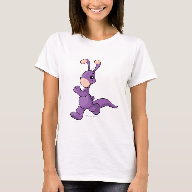 T-shirts Blumaroo roxo de marcha (Frente)