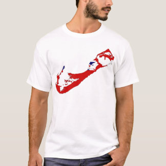 T-shirts BM do mapa de Bermuda
