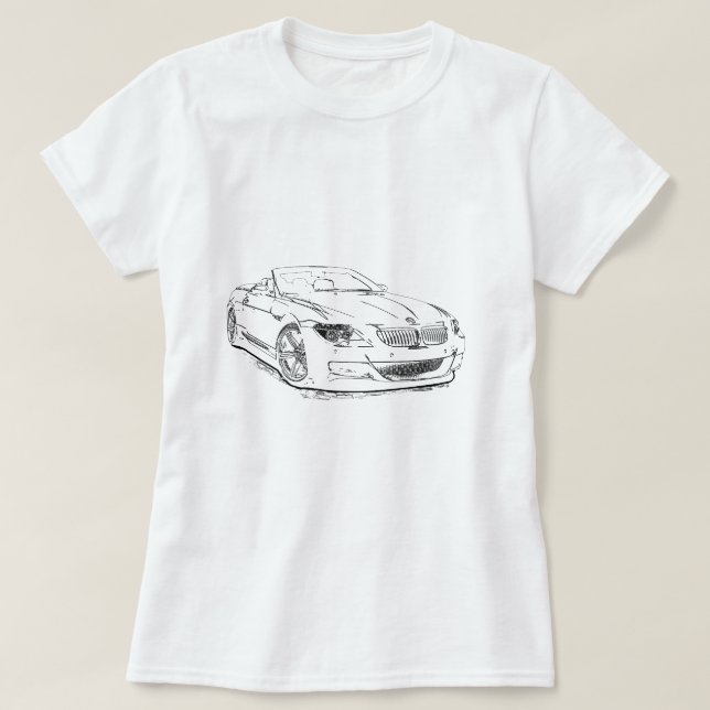 T-SHIRTS BMW Z4 (Frente do Design)