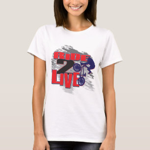 T-shirts BMX Biker Viaja ao Vivo