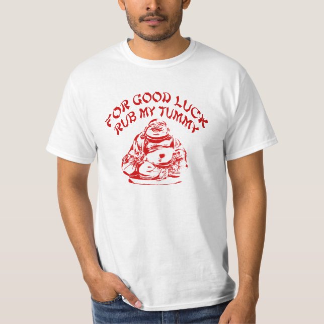 T-shirts Boa Sorte Buddha (Frente)
