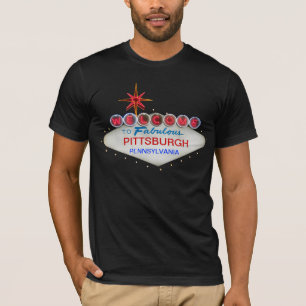 T-shirts Boa vinda a Las Vegas fabuloso/Pittsburgh