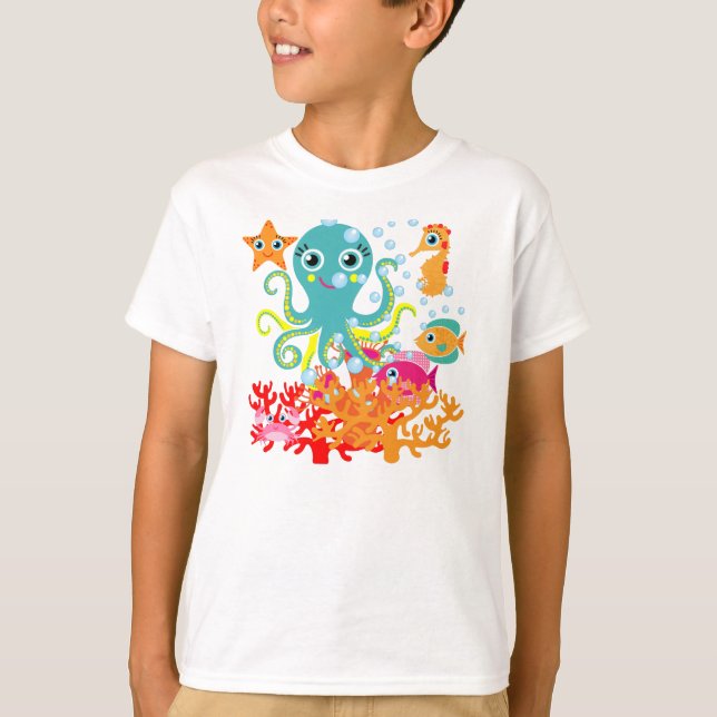 T-shirts Boa vinda ao oceano (Frente)