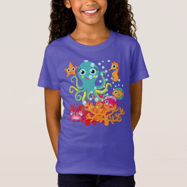 T-shirts Boa vinda ao oceano (Frente)