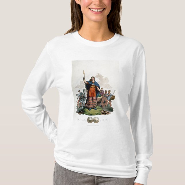 T-shirts Boadicea, rainha do Iceni (Frente)