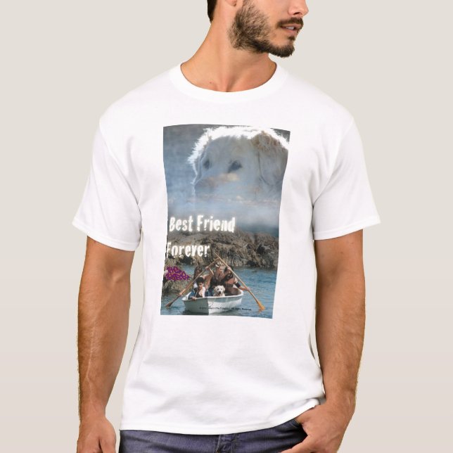 T-shirts Bob o cão - melhor amigo para sempre (Frente)