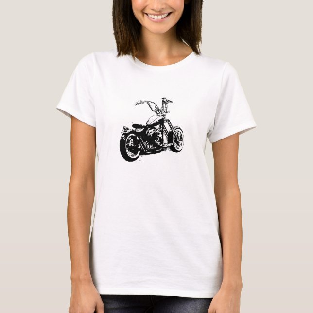 T-SHIRTS BOBBER DE HARLEY (Frente)
