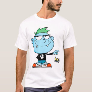 T-shirts bobo engraçado, personagem de desenho animado de 