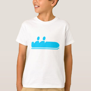 T-shirts Bobsleigh - azul-céu