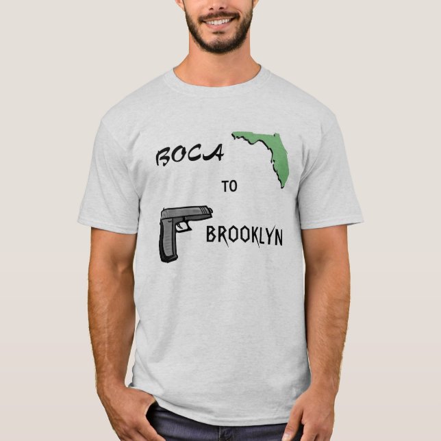 T-shirts Boca a Brooklyn (Frente)