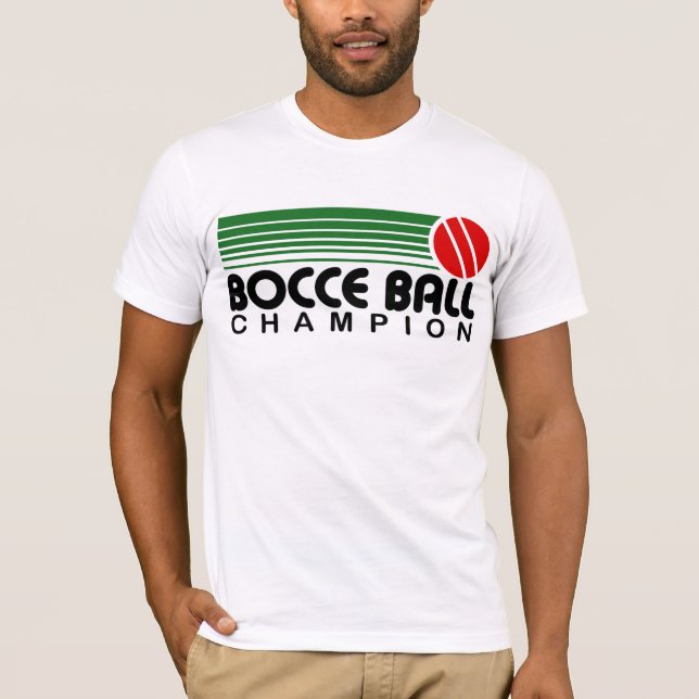 T-shirts Bocce Ball Champion (Frente)