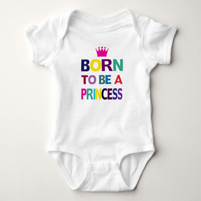 T-shirts Body Bebê Princesa Nato (Frente)