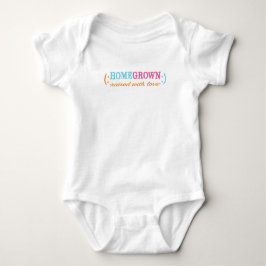 T-shirts Body "HomeGrown"/ROSA para Bebê Jersey