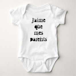 T-shirts Body para bebé “gosto de que os meus parentes” by
