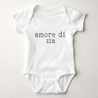 T-shirts bodysuit de amore di zia