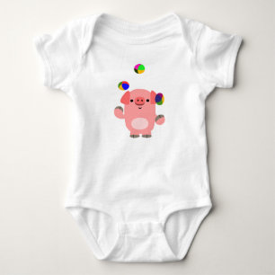 T-shirts Bodysuit de mnanipulação bonito do bebê do porc