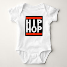 Bodysuit do jérsei do bebê - HIP HOP!