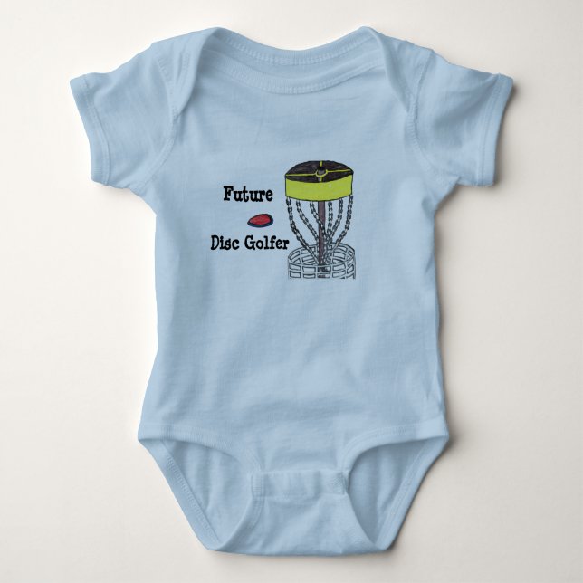T-shirts Bodysuit futuro do onsie do bebê do jogador de (Frente)