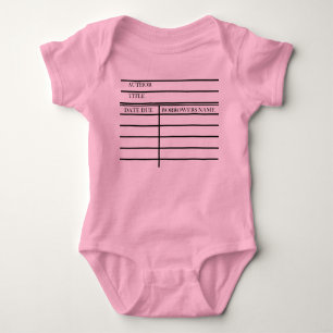 T-shirts Bodysuit Graphic Data de Vencimento da Biblioteca