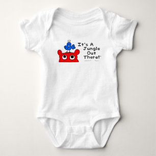 T-shirts Bodysuit orgânico dos trabalhos do hipopótamo "