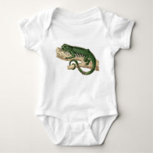 Bodysuit vívido do lagarto