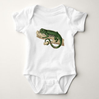 T-shirts Bodysuit vívido do lagarto