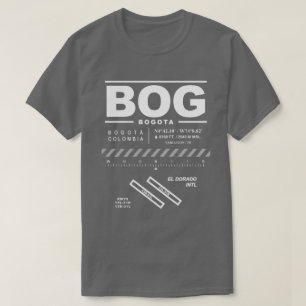 T-shirts Bogota El Dorado Aeroporto Internacional BOG T-Shi
