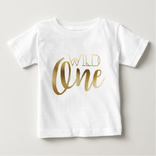 T-shirts Bohemian Chic Wild One   Folha de ouro tribal