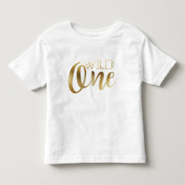 T-shirts Bohemian Chic Wild One | Folha de ouro tribal